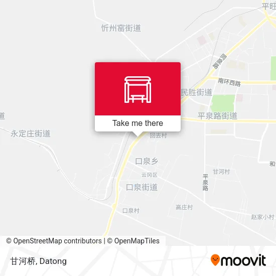 甘河桥 map