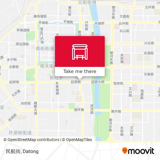民航街 map