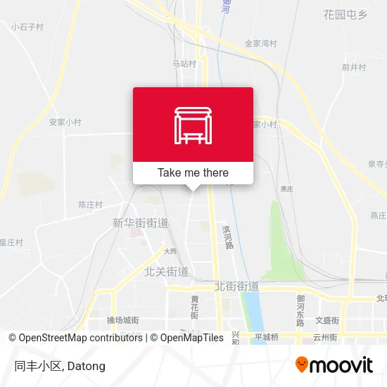 同丰小区 map
