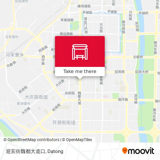 迎宾街魏都大道口 map