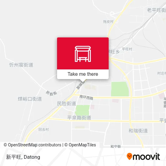 新平旺 map