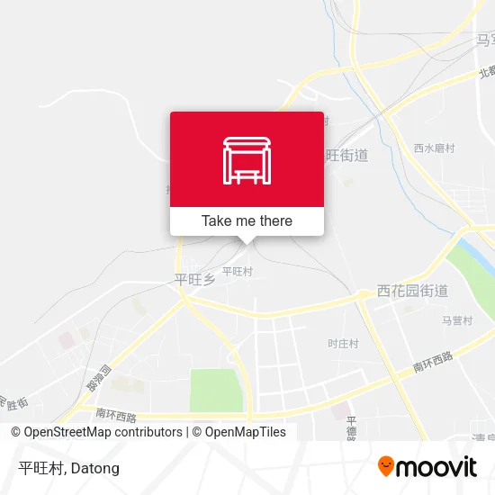 平旺村 map