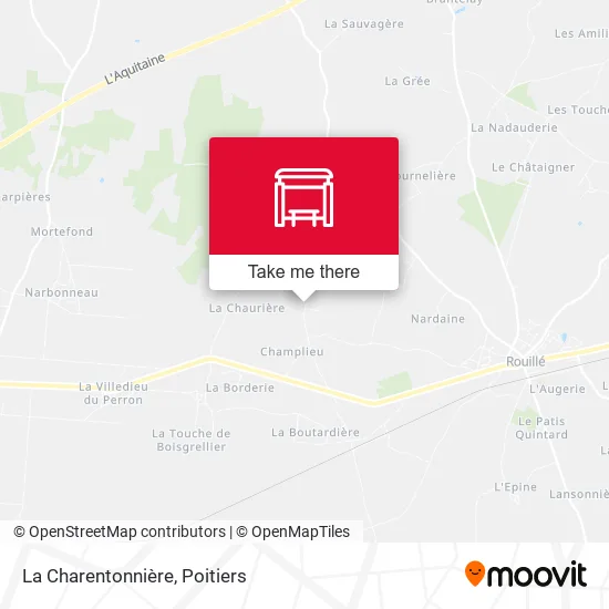 La Charentonnière map