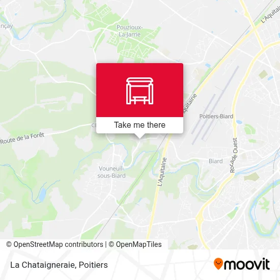 La Châtaigneraie map