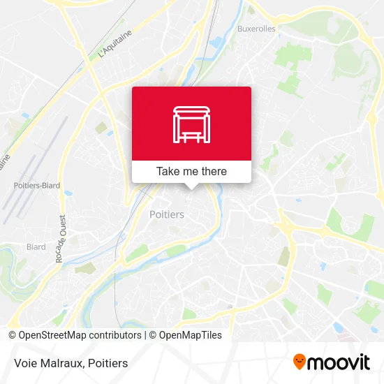 Voie Malraux map