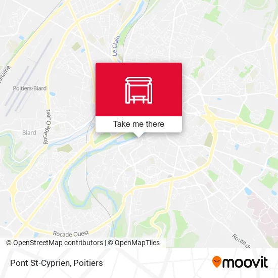 Pont St-Cyprien map