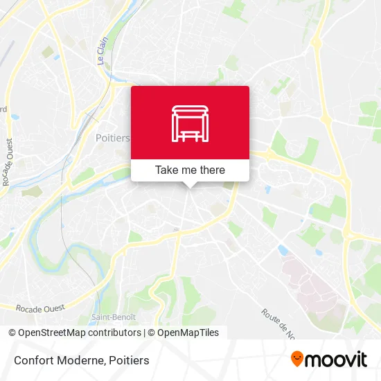 Confort Moderne map