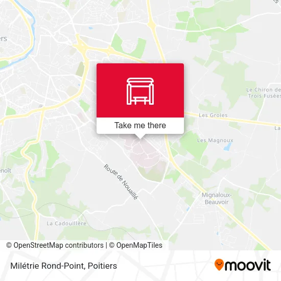 Milétrie Rond-Point map