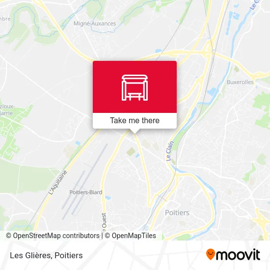 Les Glières map