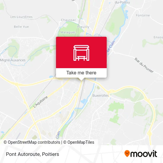 Pont Autoroute map