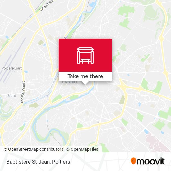 Baptistère St-Jean map
