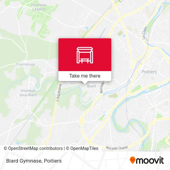 Biard Gymnase map