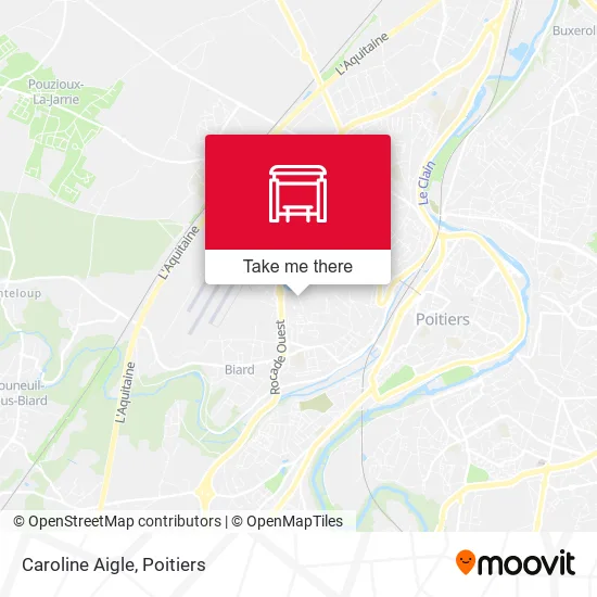 Caroline Aigle map