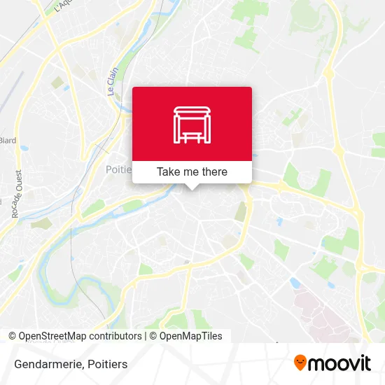 Gendarmerie map