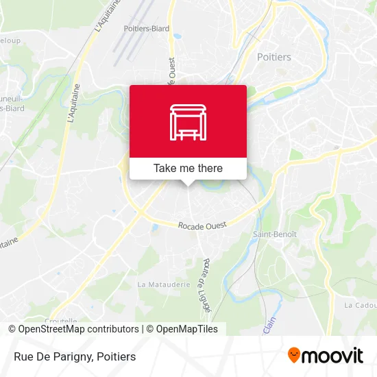 Rue De Parigny map