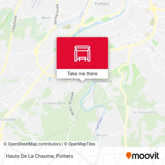 Hauts De La Chaume map