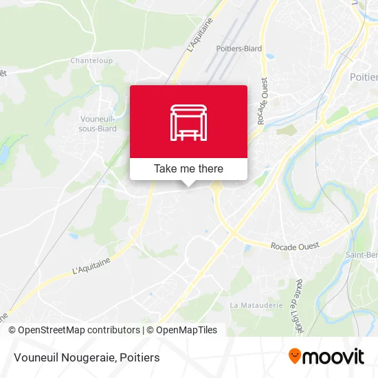 Vouneuil Nougeraie map