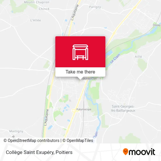 Collège Saint Exupéry map