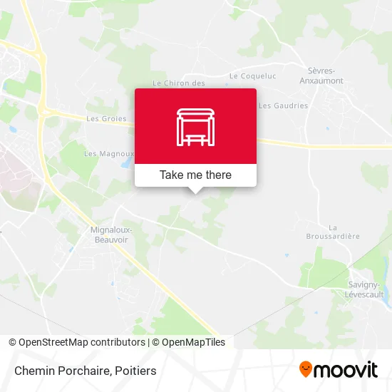 Chemin Porchaire map