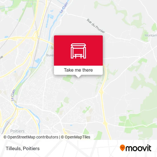 Tilleuls map