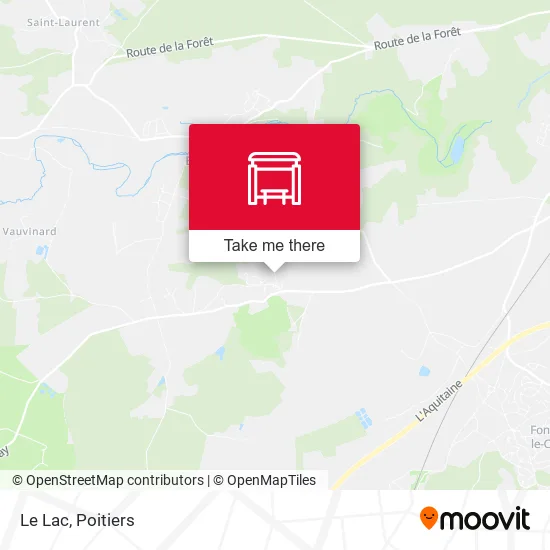 Le Lac map