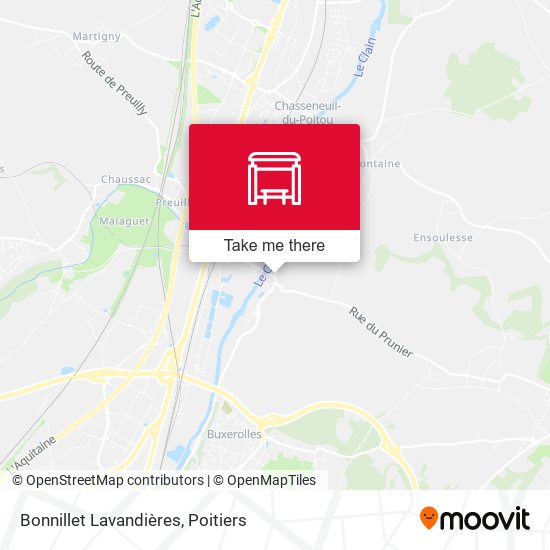 Bonnillet Lavandières map