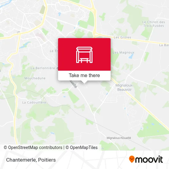 Chantemerle map