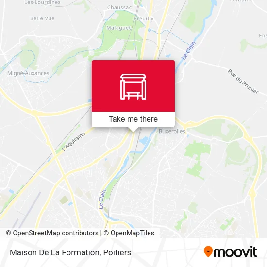 Maison De La Formation map