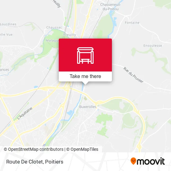 Route De Clotet map