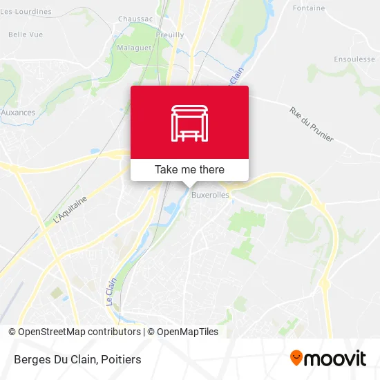 Berges Du Clain map