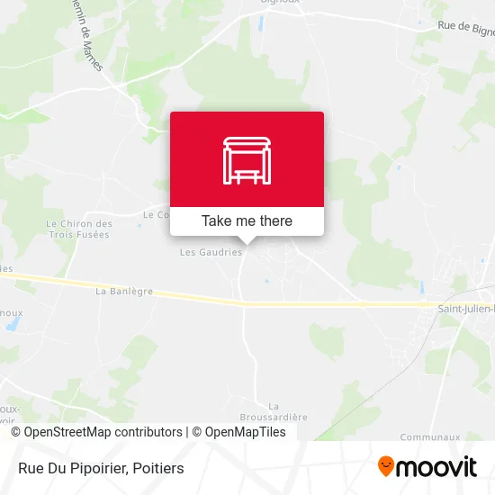 Rue Du Pipoirier map
