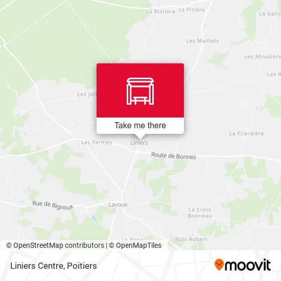 Liniers Centre map