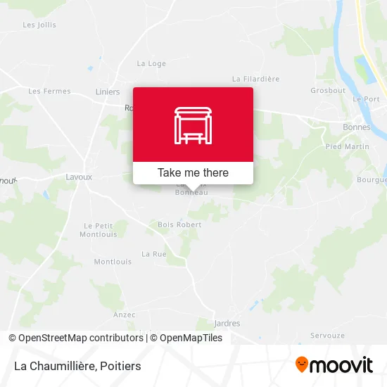 La Chaumillière map