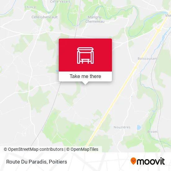 Route Du Paradis map