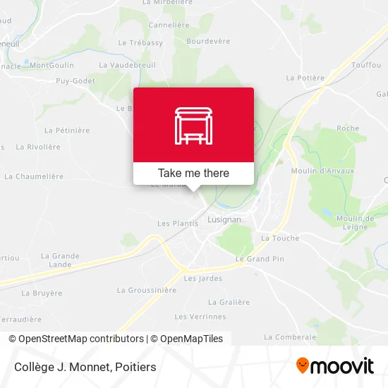Collège J. Monnet map