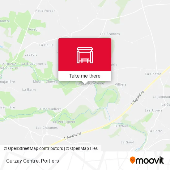 Curzay Centre map
