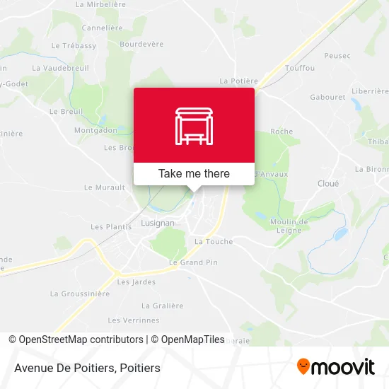 Avenue De Poitiers map