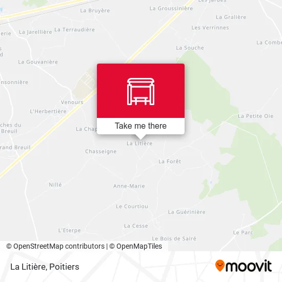 La Litière map