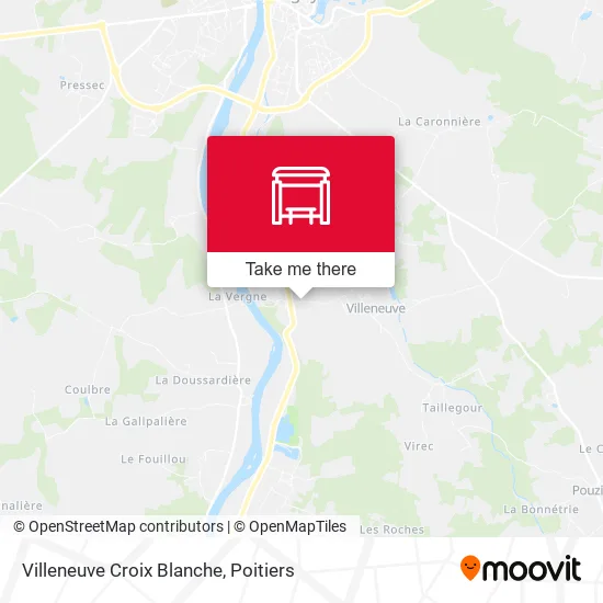 Villeneuve Croix Blanche map