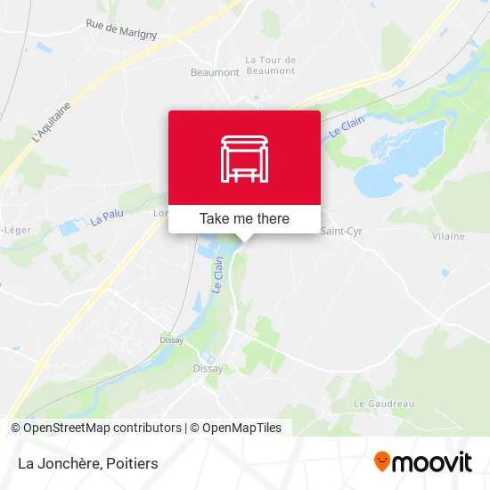 La Jonchère map