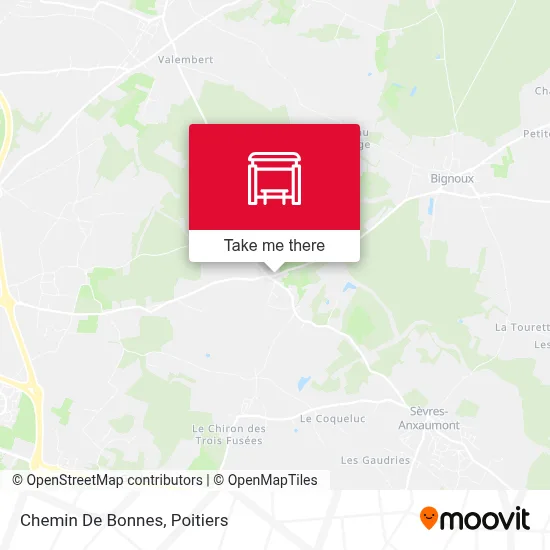 Chemin De Bonnes map