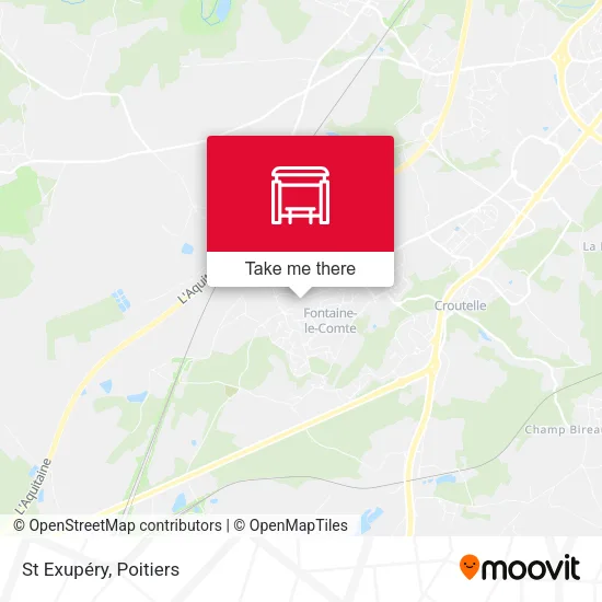 St Exupéry map