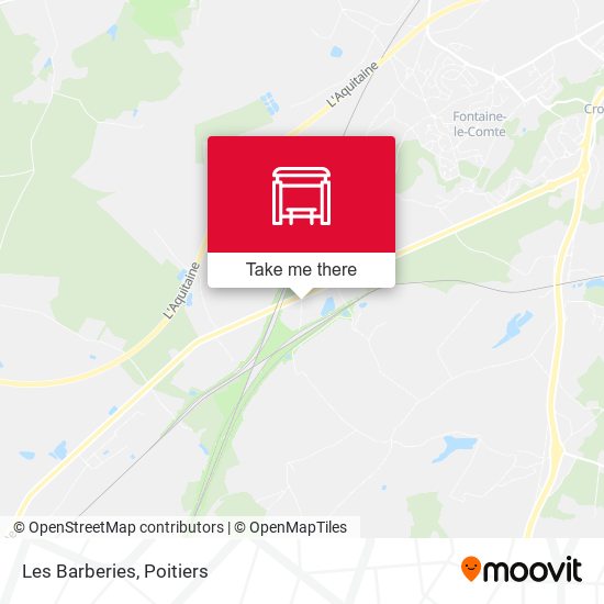 Les Barberies map