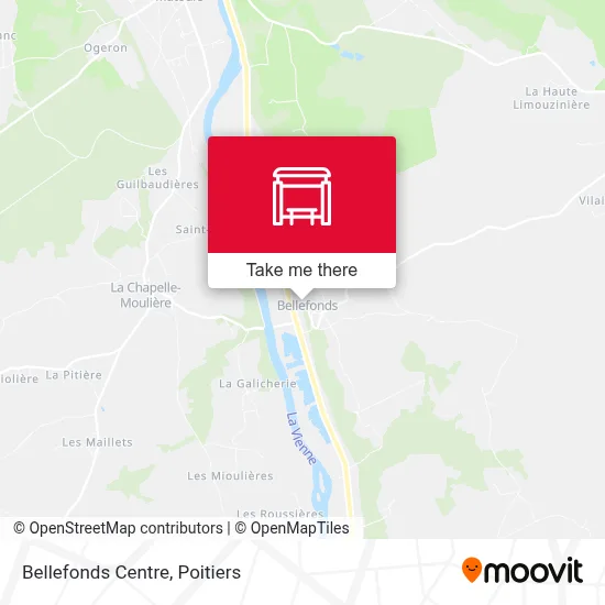 Bellefonds Centre map