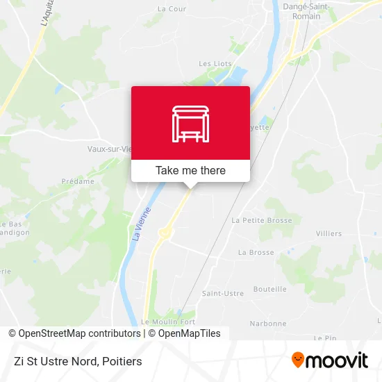 Zi St Ustre Nord map