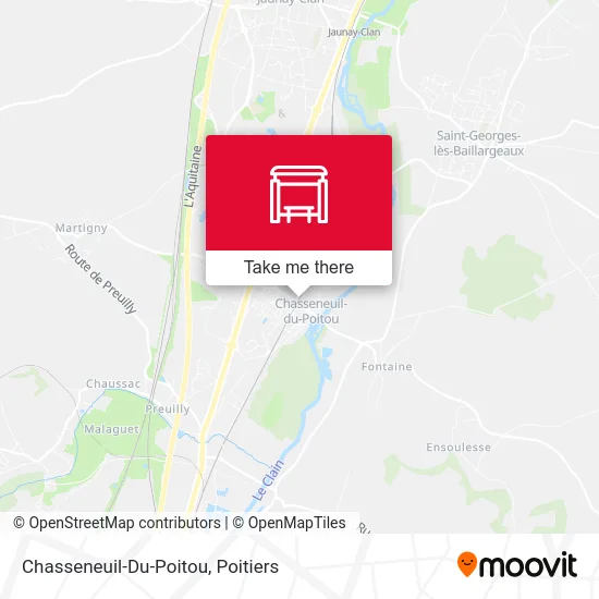 Chasseneuil-Du-Poitou map