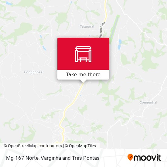 Mapa Mg-167 Norte