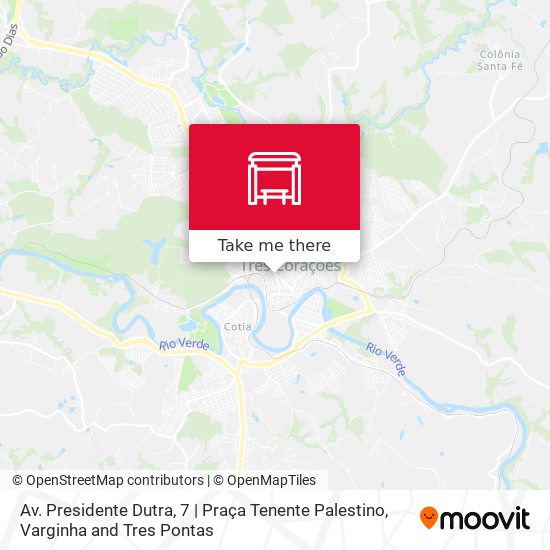 Mapa Av. Presidente Dutra, 7 | Praça Tenente Palestino