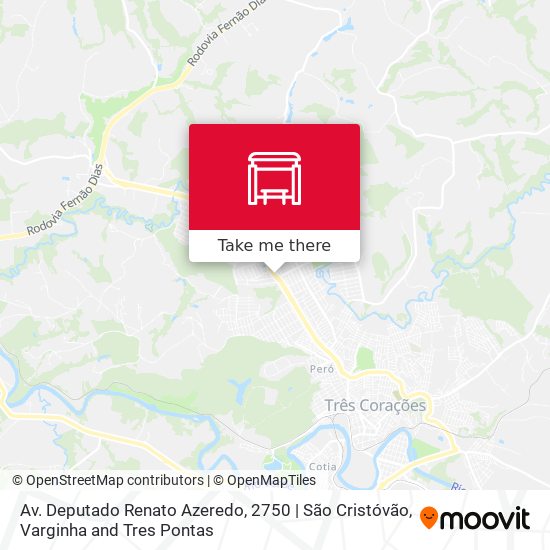 Av. Deputado Renato Azeredo, 2750 | São Cristóvão map