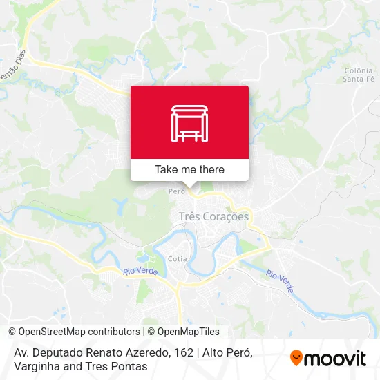 Av. Deputado Renato Azeredo, 162 | Alto Peró map